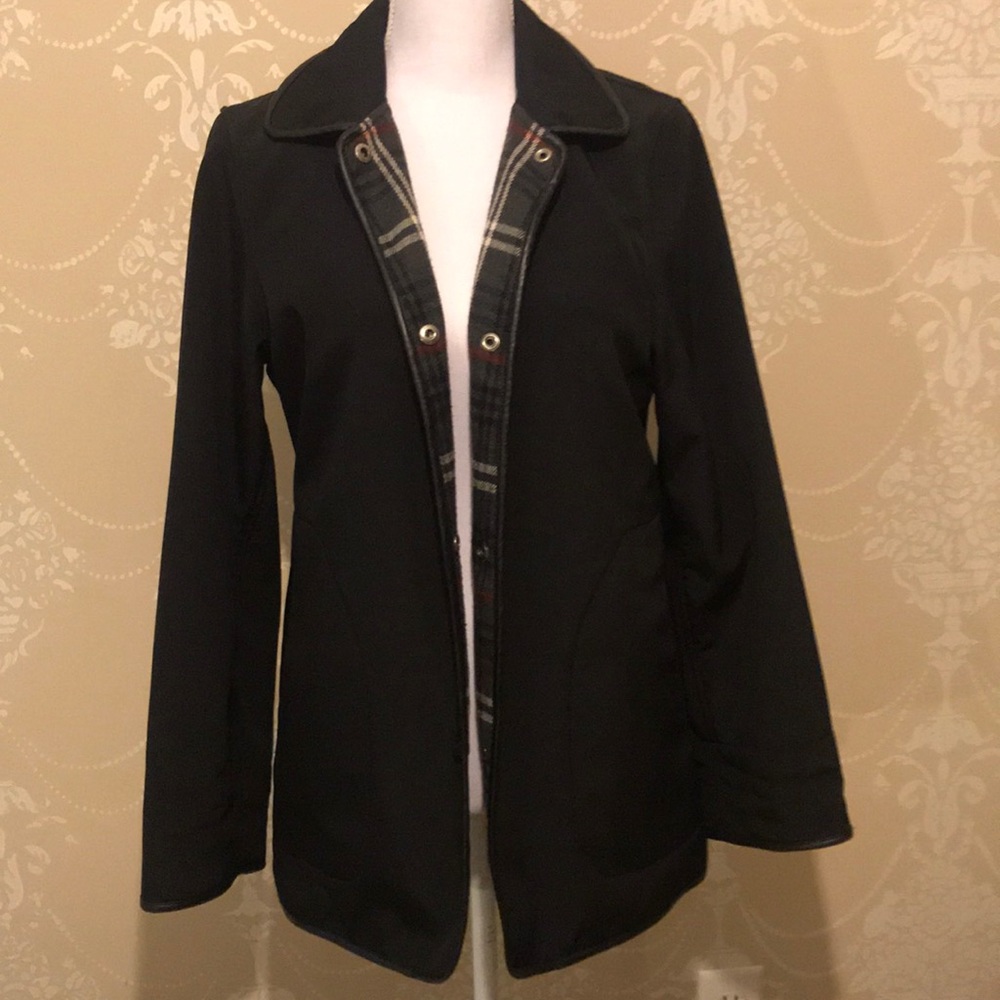 Talbots Petite Black Jacket - waterproof size S